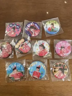 りんご娘缶バッジ 10個セット　スターキングデリシャス