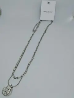 【新品未使用】OPAQUE.CLIP　コインチャーム付きレイヤード風ネックレスのサムネイル