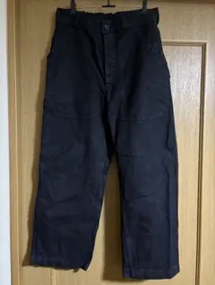 USED スイス軍 後期型 ヴィンテージ デニムワークパンツ BLACK染め