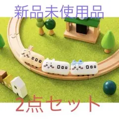 新品未使用　2セット　ちいかわ トレインなぬいぐるみバッジ