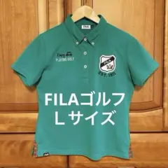 FILA ゴルフ　ポロシャツ　レディース　Ｌサイズ　グリーン系