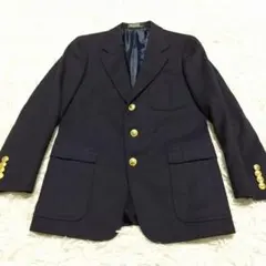 ポロラルフローレン　テーラードジャケット　紺ブレ　金ボタン　3B