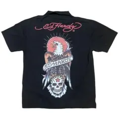 新品タグ付き Ed Hardy バックプリントポロシャツ 3L y2kのサムネイル