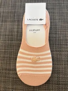 LACOSTE レディース フットカバー ライトオレンジのサムネイル