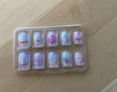 子ども　ネイルチップセット　つけ爪　ユニコーン