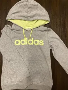 adidas neo グレー パーカー 150 JL