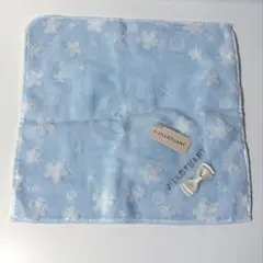 JILL STUART 花柄ハンカチ 水色　新品未使用　タグ付き