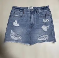 Forever 21 ダメージ加工ミニスカート M