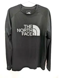 THE NORTH FACE GTDロゴ クルーネック 黒 長袖カットソーのサムネイル