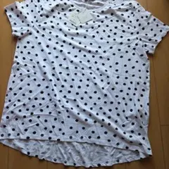 未使用★ZARA　ザラ★半袖Tシャツ　XL　ドット柄のサムネイル