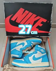 【27cm】ナイキ エア ジョーダン1 high og unc リイマジンド