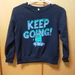 KEEP GOING! プリント トレーナー 140cm