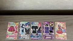 アイカツ　ミニカード　5枚セット
