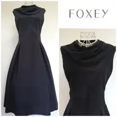 ☆フォクシーニューヨーク43774DRESS ETINCELLEワンピース40☆ | Mercari