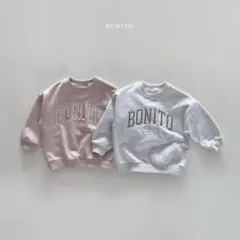 Bonito mtm　韓国子供服　親子お揃いコーデ　95〜105㎝　グレー
