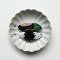 ハンドメイド　パッチンピン　no.50 ミナペルホネン 2点セット