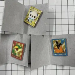 ポケモンセンター POKEMON DOLL STAMコレクションピンズ 3個