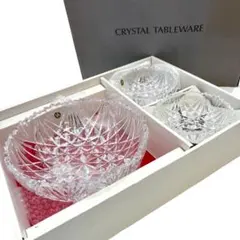 ホヤ クリスタル HOYA CRYSTAL ボウル 小鉢 5点セット 箱付