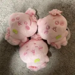 【ちいかわ】　ぬいぱれっと さくらいろ マスコット ちいかわ　うさぎ　カニちゃん