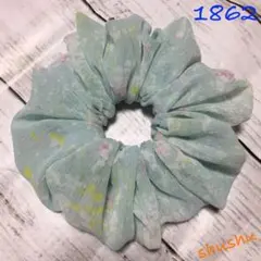 シュシュ ハンドメイド  1862（立体ふわり、淡くて優しい色合い）