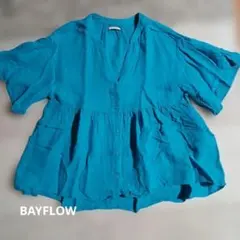 BAYFLOW　リネン　ターコイズ　チュニックのサムネイル