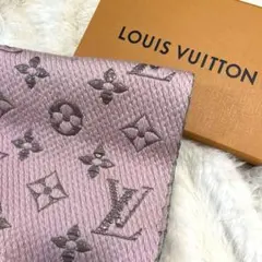 LOUIS VUITTON モノグラムマフラー ピンク