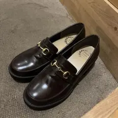 ローファー ブラウン