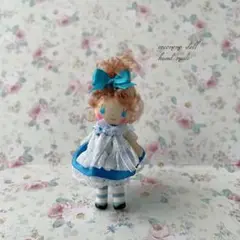 ミニドール　ドールハウス　ブライスアウトフィット　ブライスのお友達　青