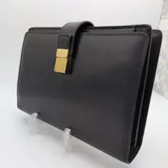 【希少】BALLY　バリー　クラッチバック　　レザー　多機能バッグ　ブラック