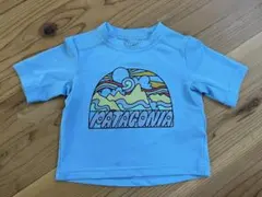 【美品】patagonia ラッシュガード 6-12M 青