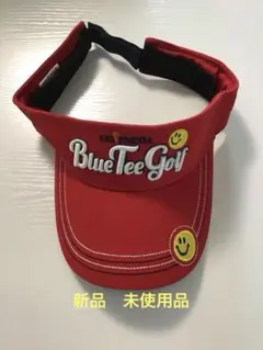 Blue Tee Golf サンバイザー レッド　ユニセックスのサムネイル