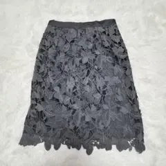 JUSGLITTY ジャスグリッティー リーフレースタイトスカート サイズ1