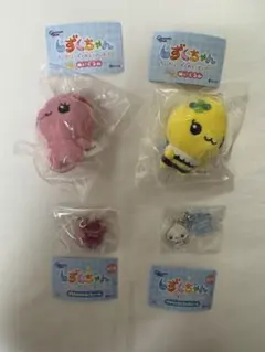 しずくちゃん　ぬいぐるみ、アクリルめじるしチャーム　4点まとめ売り