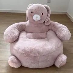 うさぎ型クッションチェア ピンク