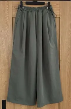 ELENCARE DUE ウエストドロストパンツ　ワイドパンツ　F