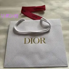 Dior ショップ袋 ホワイト 合成皮革
