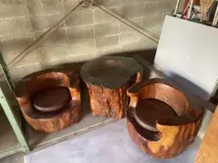⭐︎希少⭐︎ 屋久杉　テーブル・椅子　セット