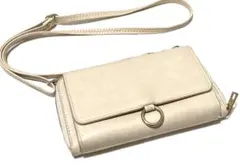 SHOO-LA-RUE ポシェット型ウォレット　ベージュ　コンパクトのサムネイル