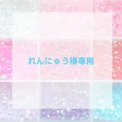 れんにゅう様専用ページ