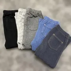 ユニクロ10部丈レギンス5点セット 80cm