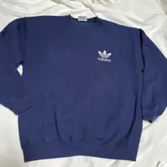 90s USA製 アディダス トレフォイル 刺繍 スウェット M ヘビーウェイト