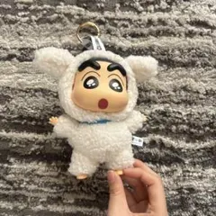 TOPTOY クレヨンしんちゃんぬいぐるみキーホルダー シロ
