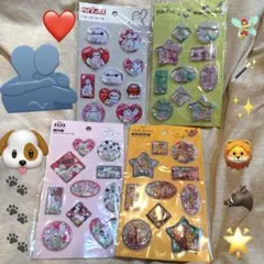 ディズニー ウォーターシールセット4種