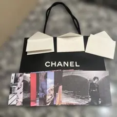 CHANEL シャネルショッパーカメリア付空袋　ポスト9枚&メッセージカード3枚