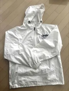 Champion フード付きナイロンジャケット M ホワイト