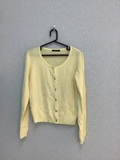 INGNI 淡い黄色 長袖カーディガンサイズM Ｃ