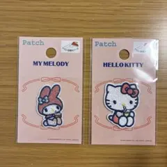 セリア　サンリオ　ワッペン　ハローキティ　マイメロ