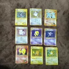 【準美品と良品】旧裏　キラカード　まとめ売り　ポケカ　No.209