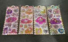 【正規品】キラキラウォーターインシール　サンリオ　4枚セット
