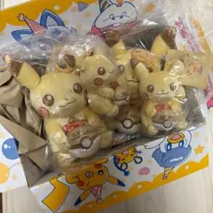 【4点セット】30周年記念ぬいぐるみ ＋マスコットピカピカ！ピカチュウ ポケモン
